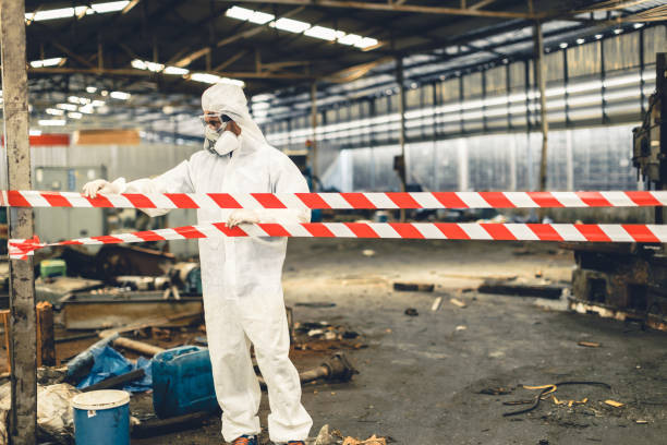 Professional Biohazard technician working in Wilton, IA